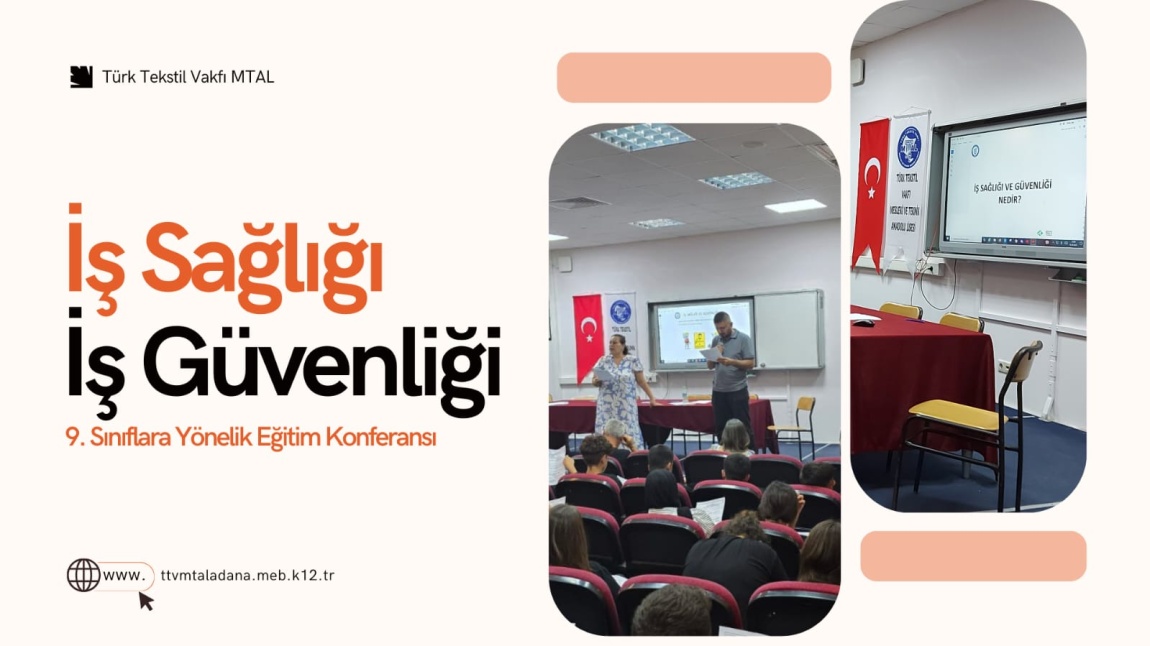 9. Sınıf Öğrencilerimize Yönelik İş Sağlığı ve Güvenliği Eğitimi Verildi